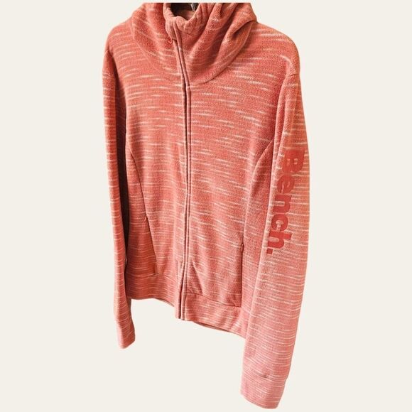 BENCH Women's Soft Coral Hooded Fleece Jacket - Picture 4 of 16